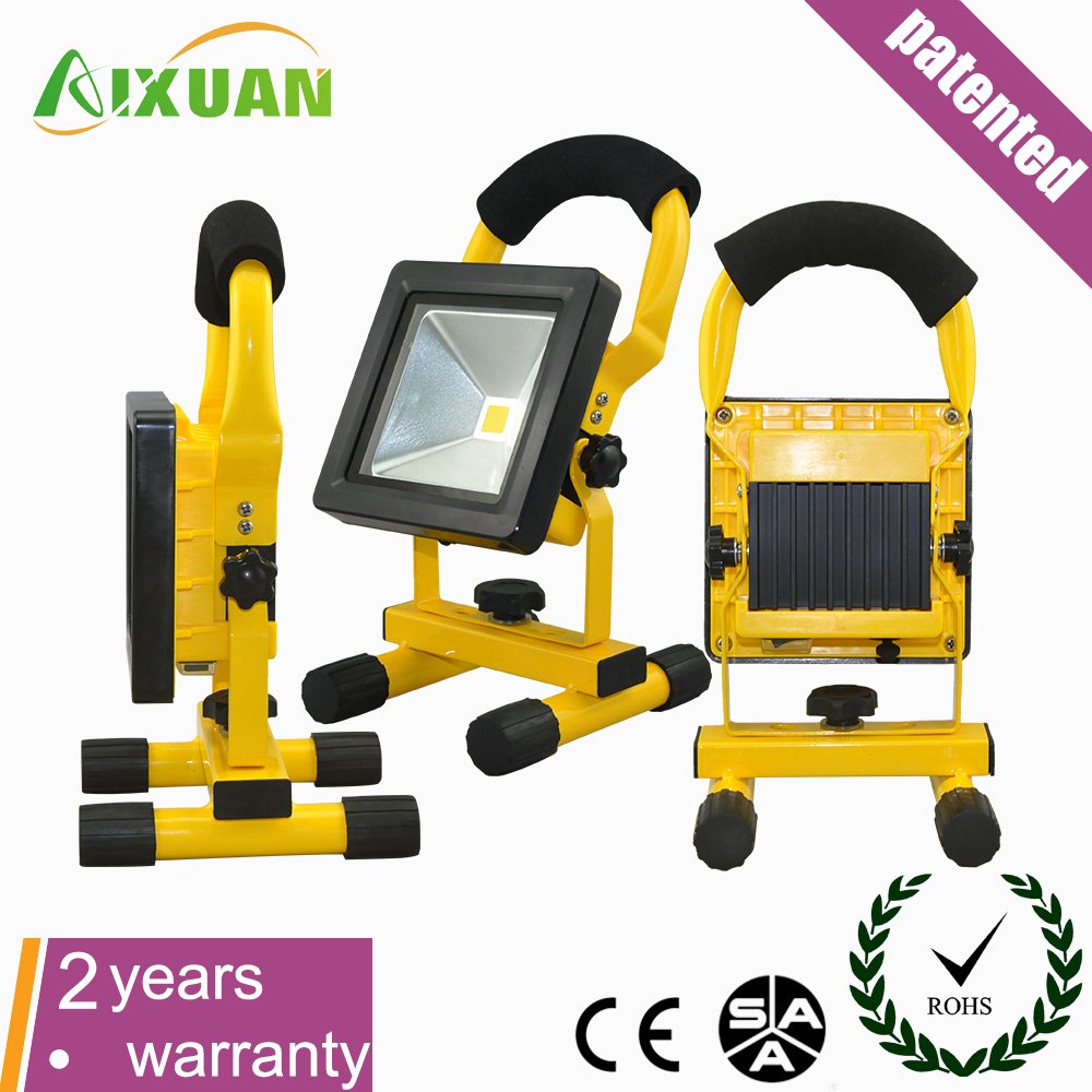 5W 10W 20W 30W 50w Projector Lighting Yellow Red Blue Green Black Color COB Rechargeable Lamp Led Emergency Rescue Flood Light