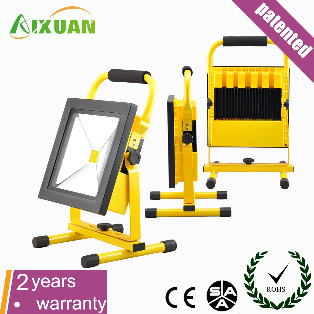 5W 10W 20W 30W 50w Projector Lighting Yellow Red Blue Green Black Color COB Rechargeable Lamp Led Emergency Rescue Flood Light