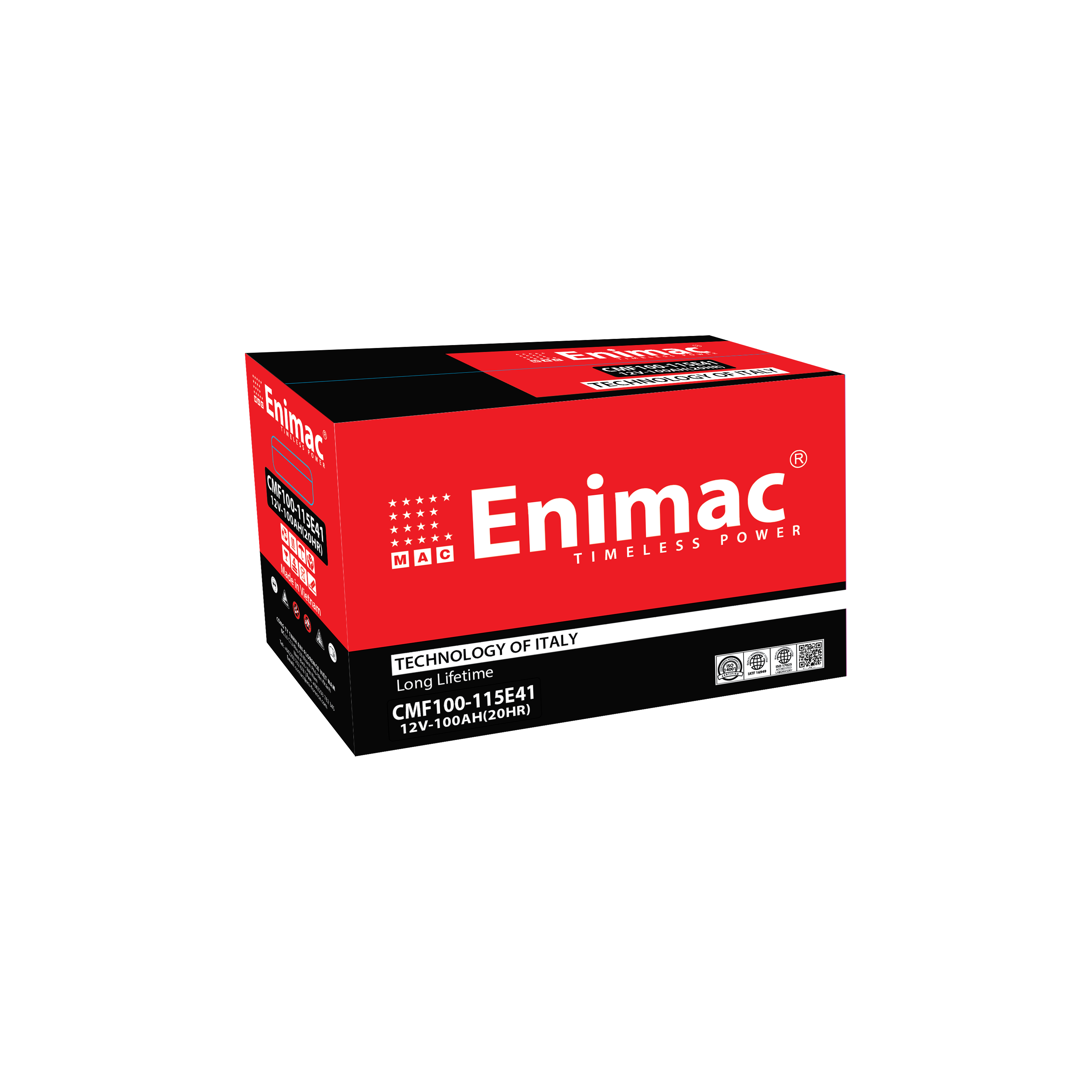 High Quality 12V 100AH Automotive Battery CMF 100-115E41 Strong Starting Power for Cars and Motors