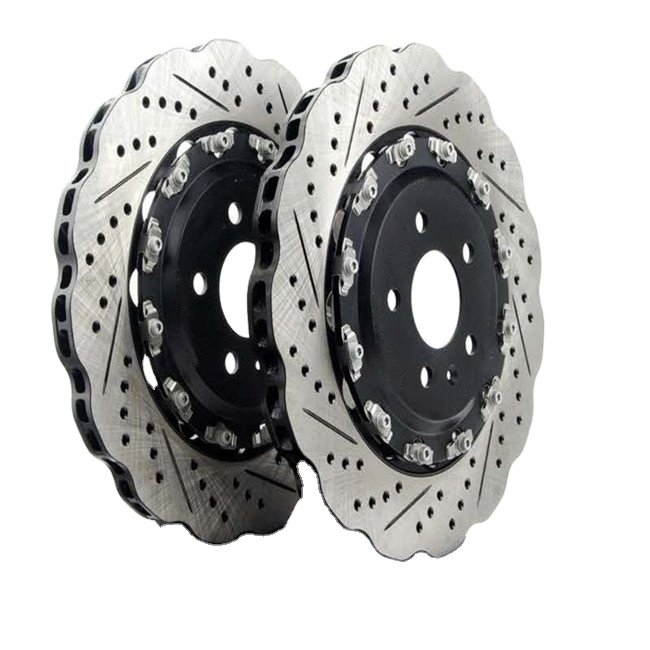 Upgrade Brake Discs Drilled and Slotted Brake Rotors and Brake Pads Kits for TOYOTA