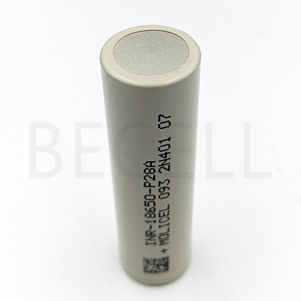 Molicel INR18650 P28A 3.6V 2800mAh 35A High Current Rechargeable Lithium Ion Battery for Taiwan Molicel Battery Cell