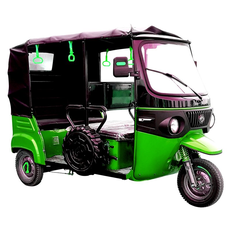 Three Wheel Electric Tricycles with Passenger Seat Factory Direct Tuk Tuk Battery Powered Auto Rickshaw