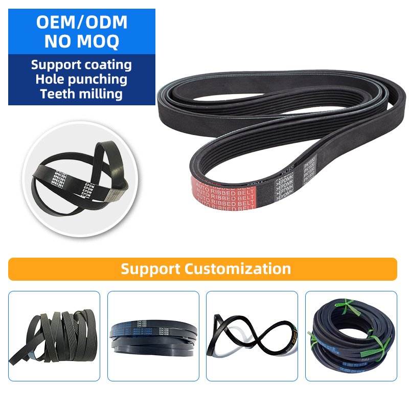 Best Selling Automotive Alternator Pk Belt 6PK 7PK 8PK 6pk1625 EPDM Rubber V Ribbed Pk Drive Belt for Car