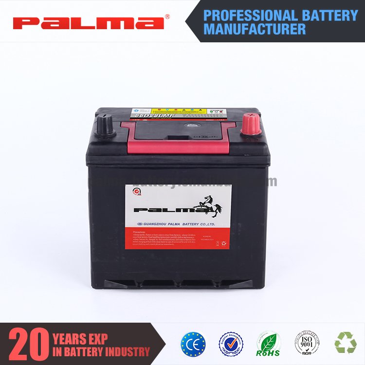 Auto Battery 55D23L 12V 60Ah Mf Car Battery