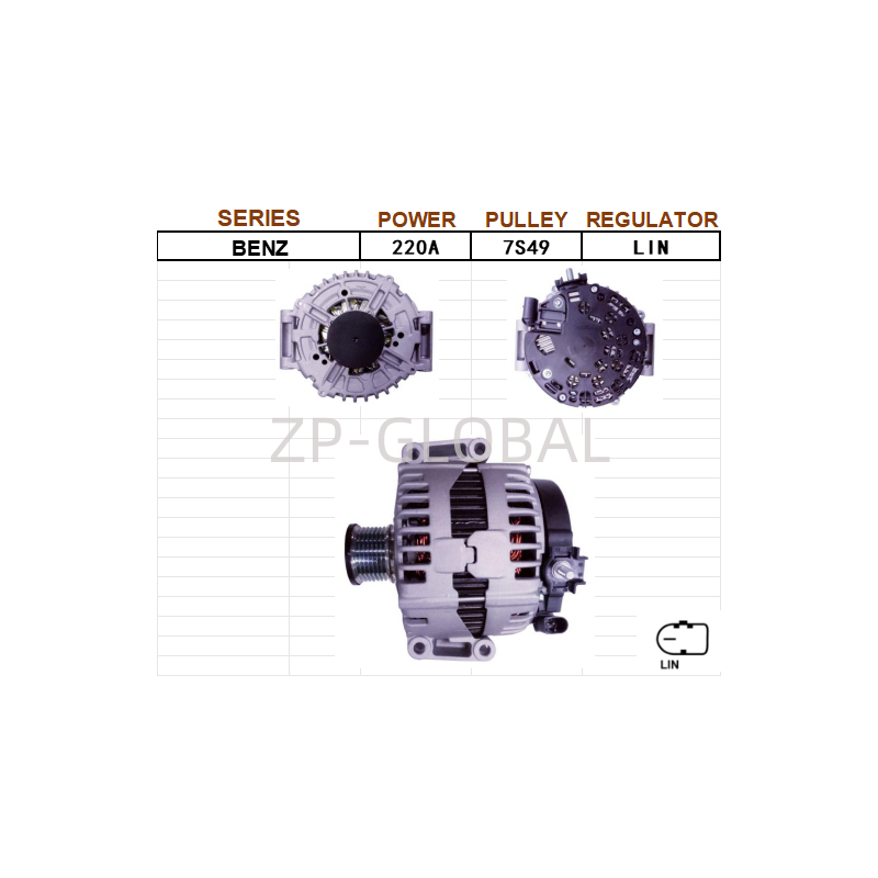 Change- Car- Alternator A0141541302 for Mercedes Benz E300/350/S320