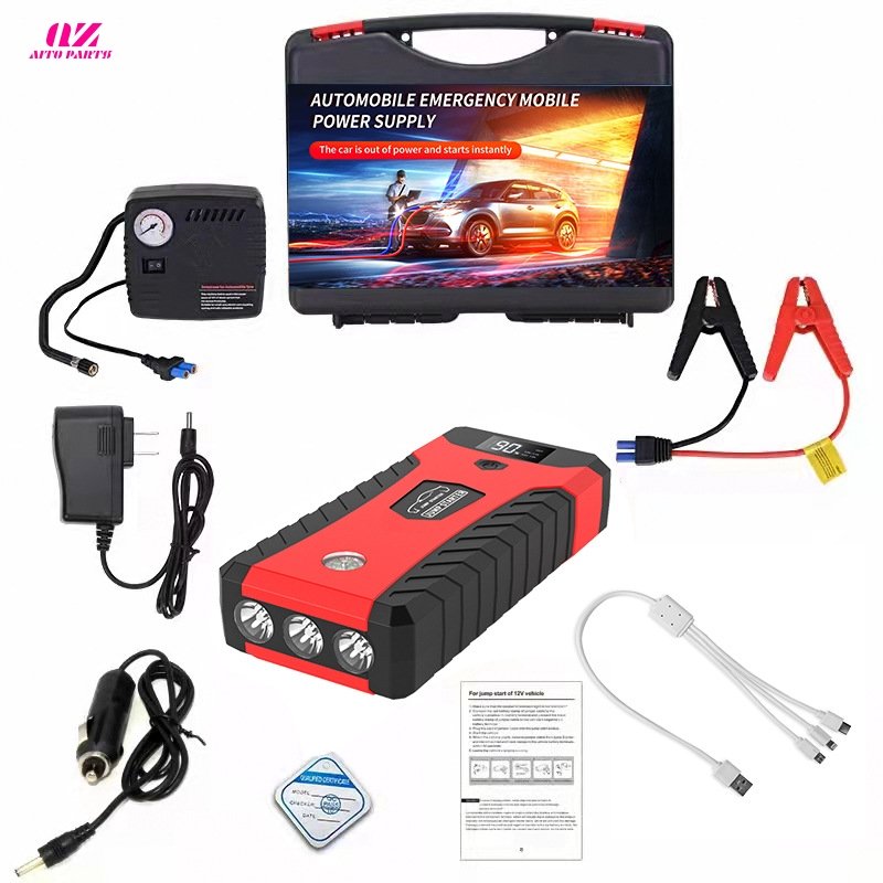 Wholesale Emergency Car Starting Power Bank Power Outdoor Rescue Led Light Truck Ignition Starter