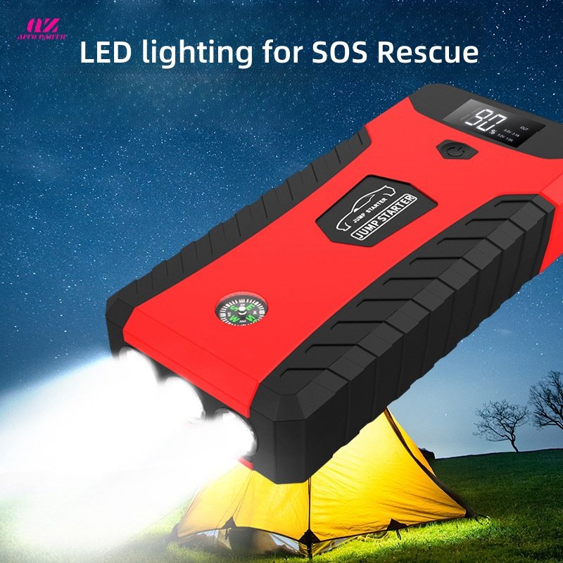 Wholesale Emergency Car Starting Power Bank Power Outdoor Rescue Led Light Truck Ignition Starter