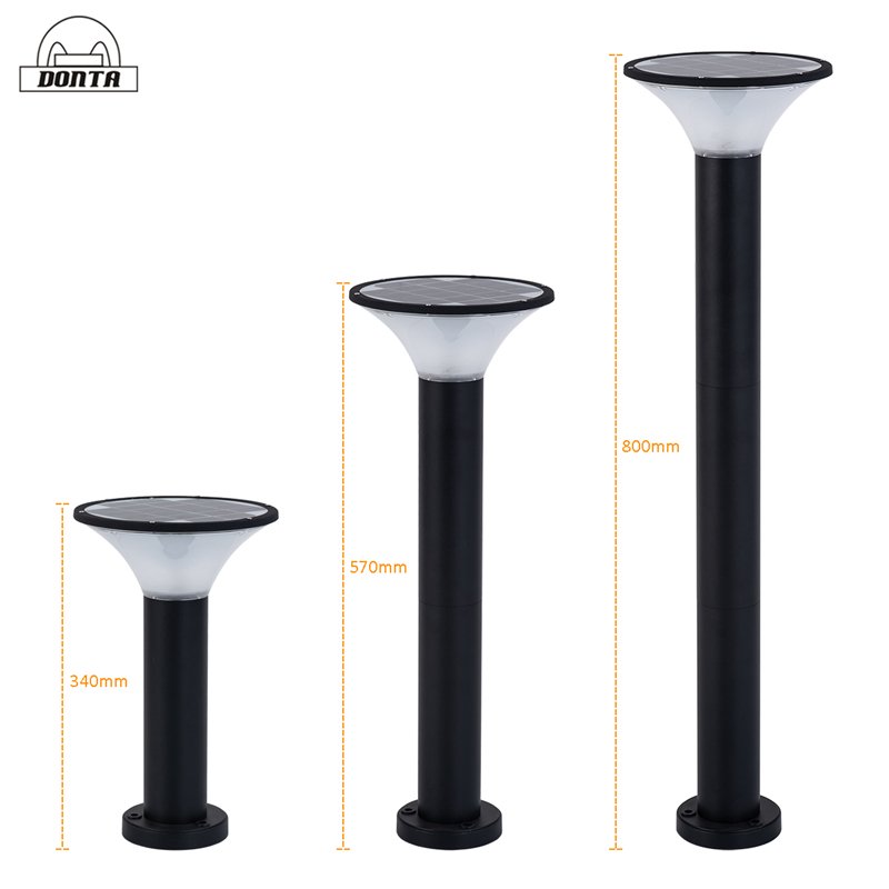 Outdoor Waterproof Integrated Led Solar Garden Light for Lawn Patio Yard Walkway Driveway Solar Path Courtyard Lamp
