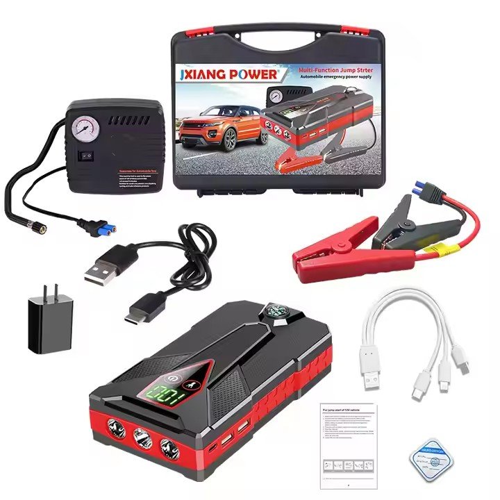 NCFKOS Factory Direct 12V 32800mAh Vehicles Jumper Cable Car Battery Charger Booster Jump Starter Portable Power Bank