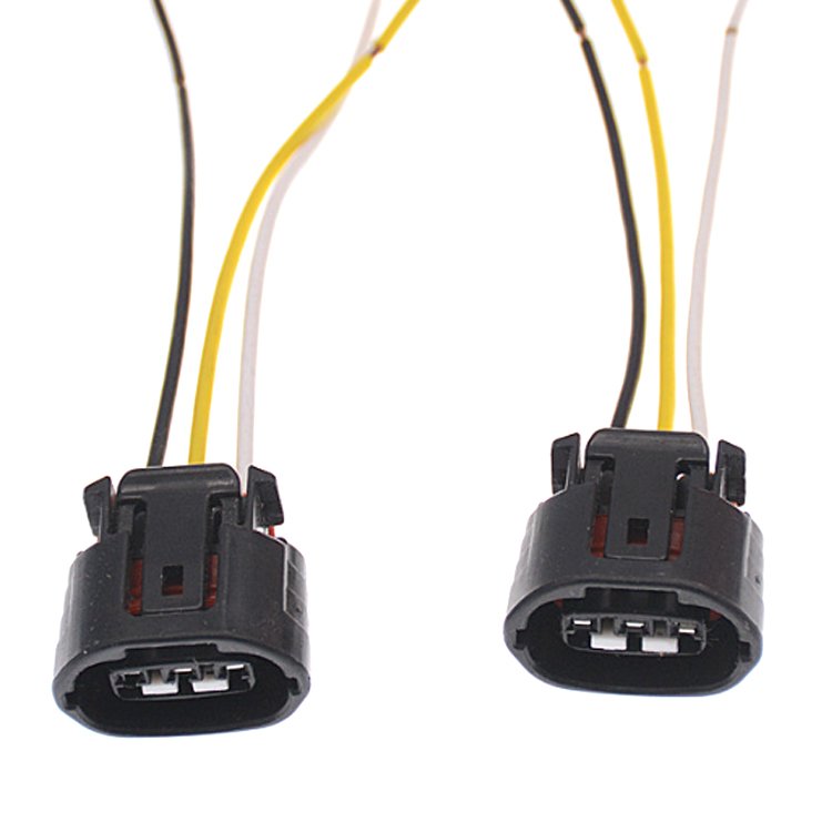 3 Pin Female Generator Alternator Regulator Connectors Plug Electrical Wire Cables for EX35 G35 Cars 6189-0443 90980-11349