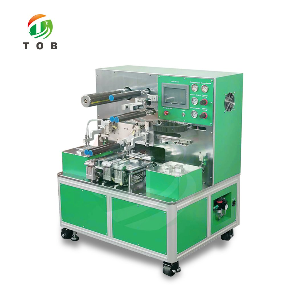 TOB Semi-auto Lithium Pouch Cell Battery Stacking Machine