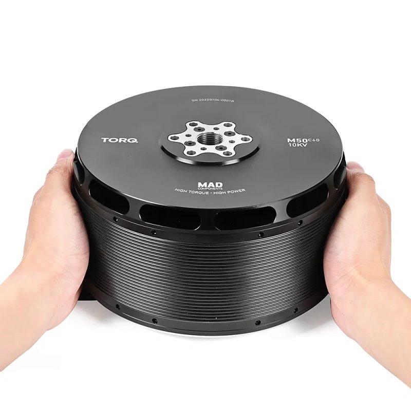 MAD M50C60 PRO IPE 25kw 10kv Brushless Motor for Manned Drone E-VTOL