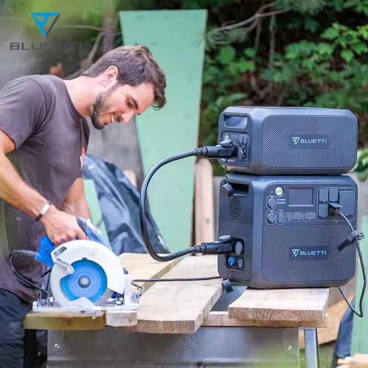Bluetti AC200MAX+B300K Ups Power Station 2000wh Alternator Movement Portable Energy Home Backup Camp