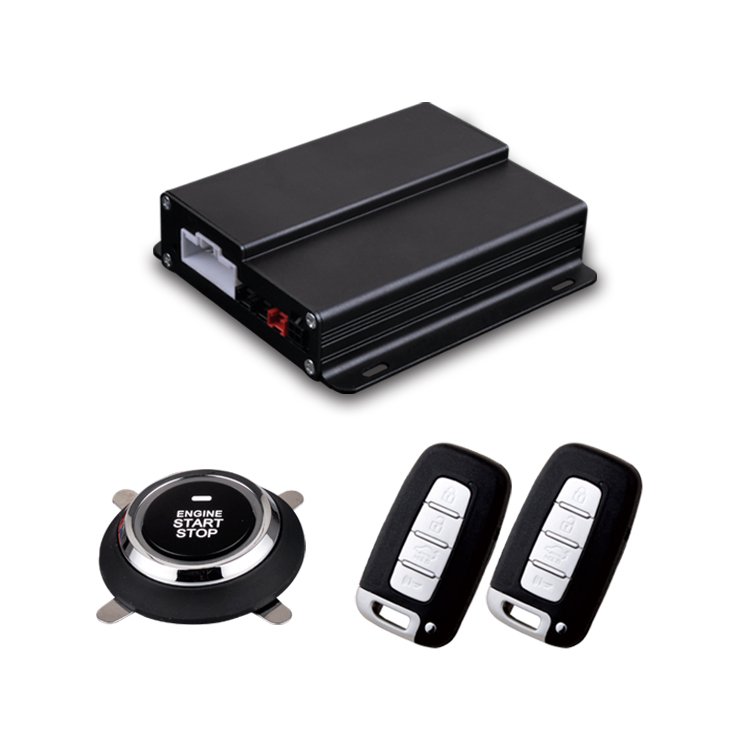Ignition Start Keyless Auto Lock Auto Unlock Remote Starter With 2 PCS Intelligent Key Fob