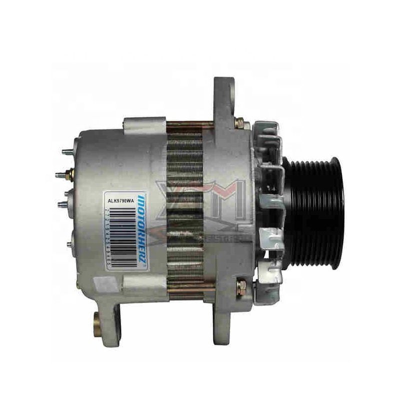 6D105 Diesel Engine 24V Alternator Generator for Komatsu PC200-1 PC200-2 PC200-3 600-821-6130 0-33000-5840 NK211