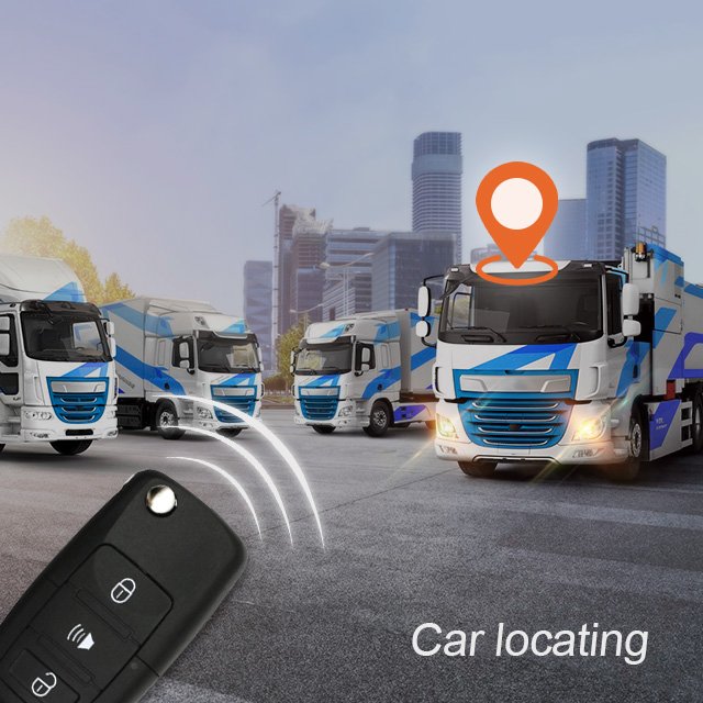 Promata Remote Control Car Keyless Entry Engine Start System Push Button Remote Starter Stop Auto for Truck or Bus
