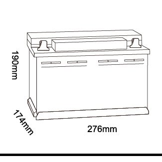 High Starting Ability 56638Mf Din European Vehicles/Car 600 Cca 55 Ah Auto Star Stop Battery