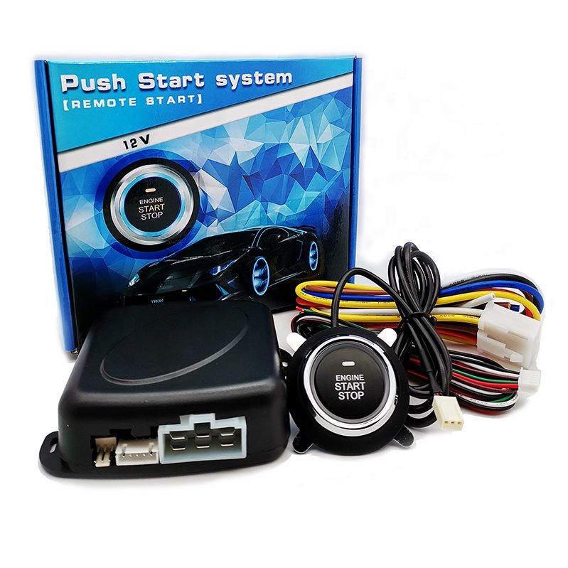 Easy to Install One Button Start Stop Ignition System Remote Control Start System Boton De Encendido a Distancia Sistema De Arranque Botón
