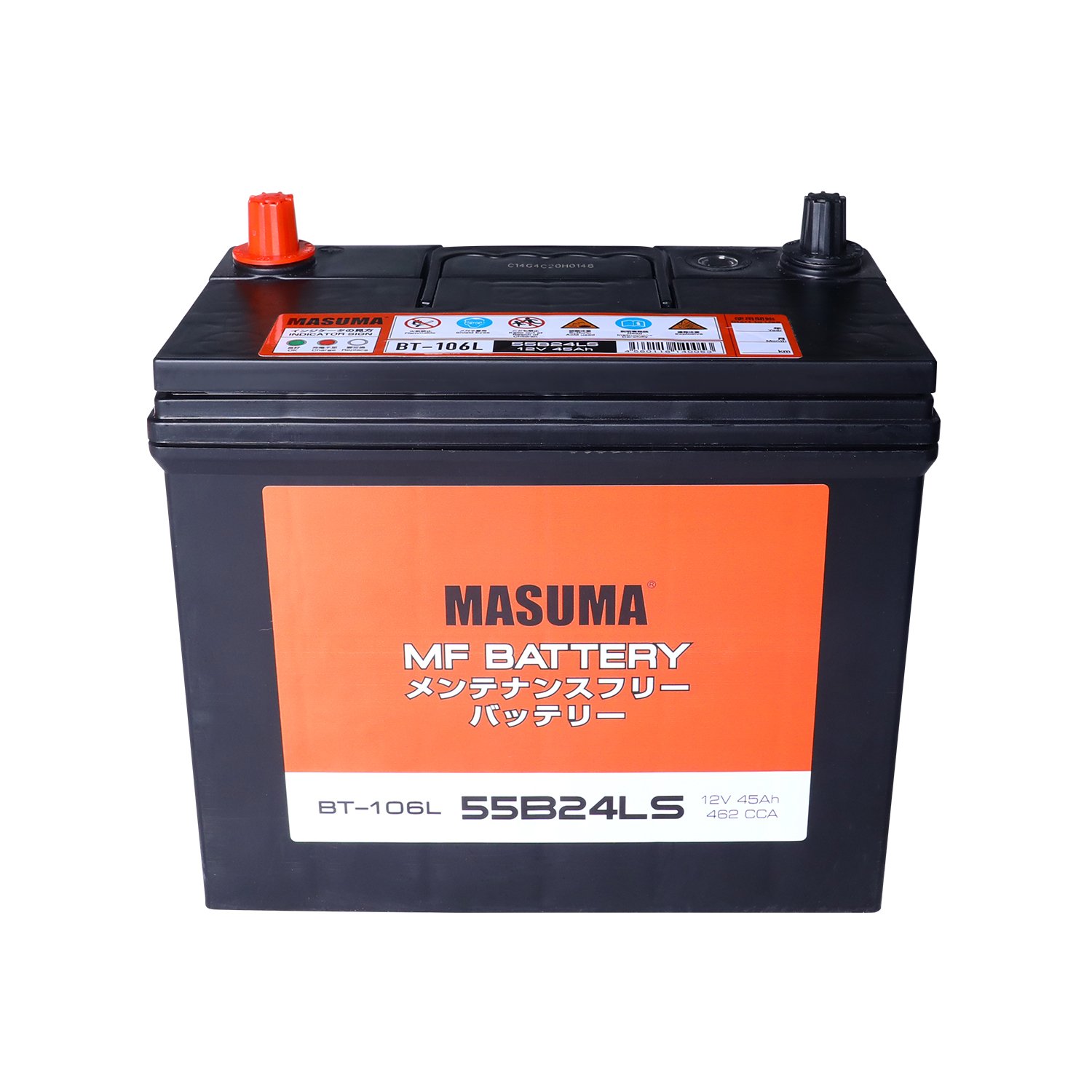 BT-106L MASUMA Battery Lithium 12v 45ah for Auto Universal Battery