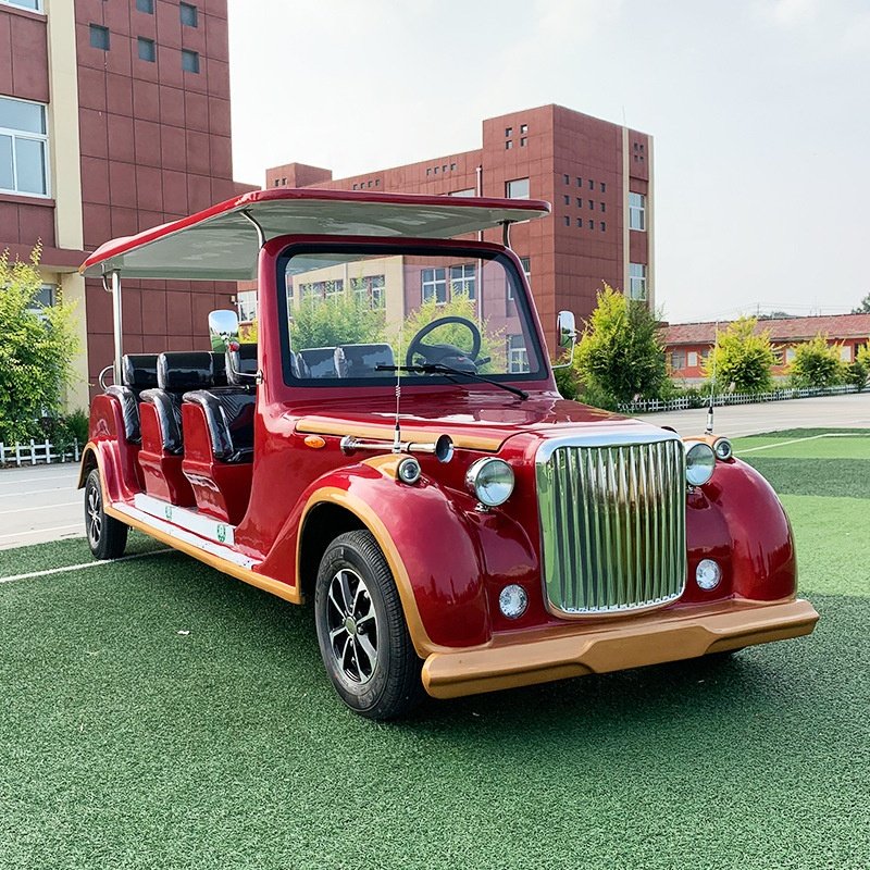 2024 NEW Tourism 8 Seater Classic Electric Vintage Car