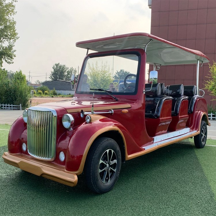2024 NEW Tourism 8 Seater Classic Electric Vintage Car