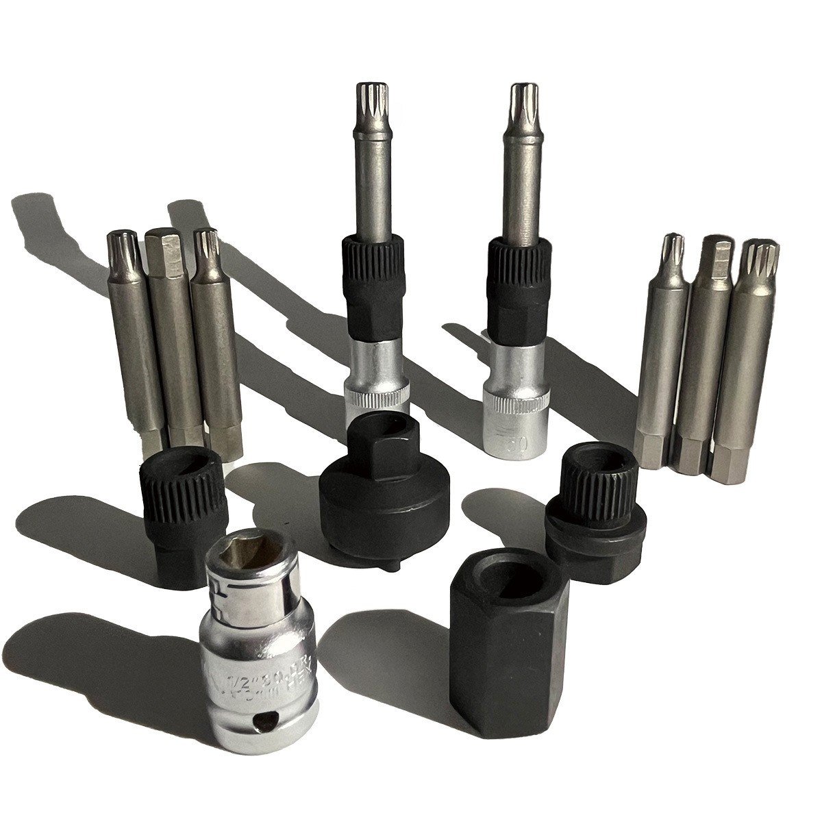 13pc Pulley Removal Wrench, Generator Belt Pulley Removal Hand Tools and Assembly Car Alternator Pulley Removal Tool