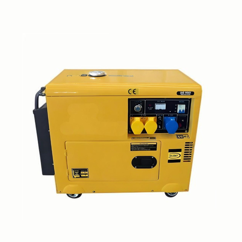 Construction Temporary Power Solutions Silent Diesel Generator Unit Three-Phase Heavy Machinery Support Low Portable Standby