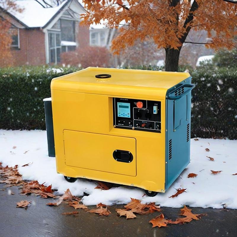 Construction Temporary Power Solutions Silent Diesel Generator Unit Three-Phase Heavy Machinery Support Low Portable Standby