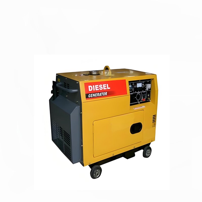 Construction Temporary Power Solutions Silent Diesel Generator Unit Three-Phase Heavy Machinery Support Low Portable Standby