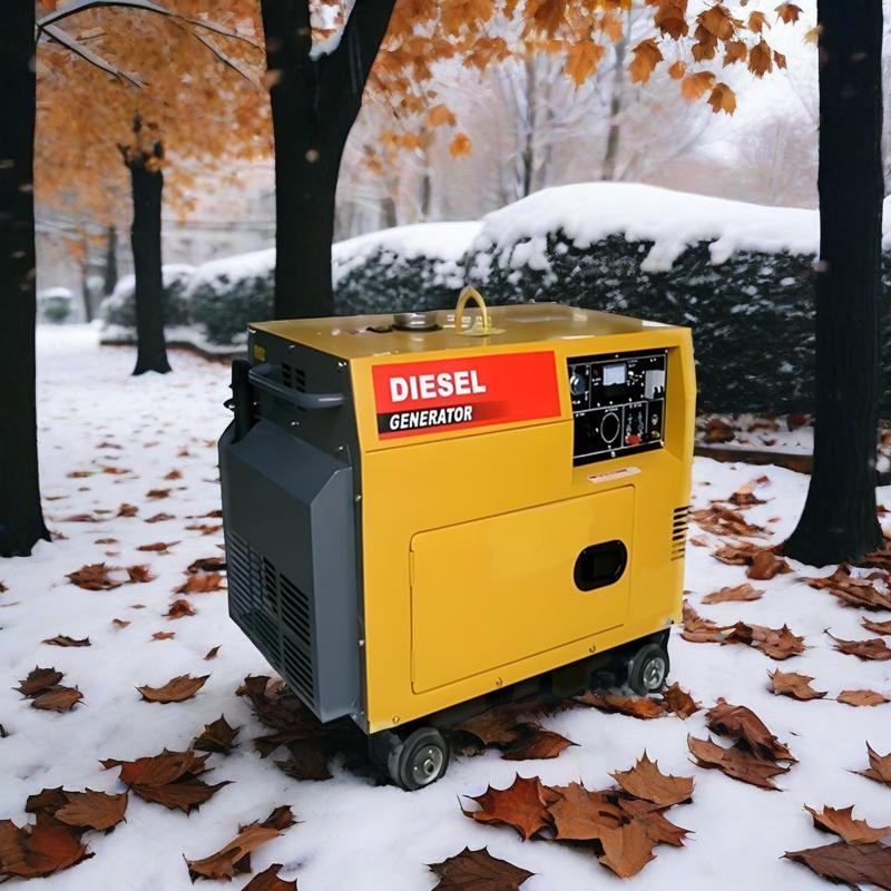 Construction Temporary Power Solutions Silent Diesel Generator Unit Three-Phase Heavy Machinery Support Low Portable Standby