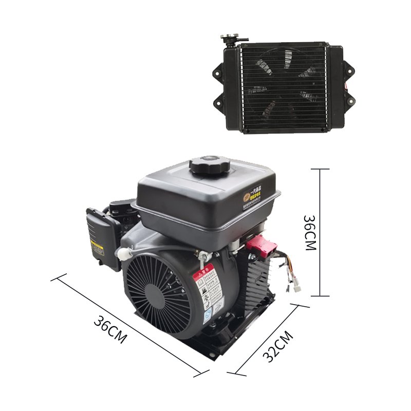48V 60v 72V 96V DC 3kw 4kw EV Charging Generator Extends Battery Life Range Extender Portable DC