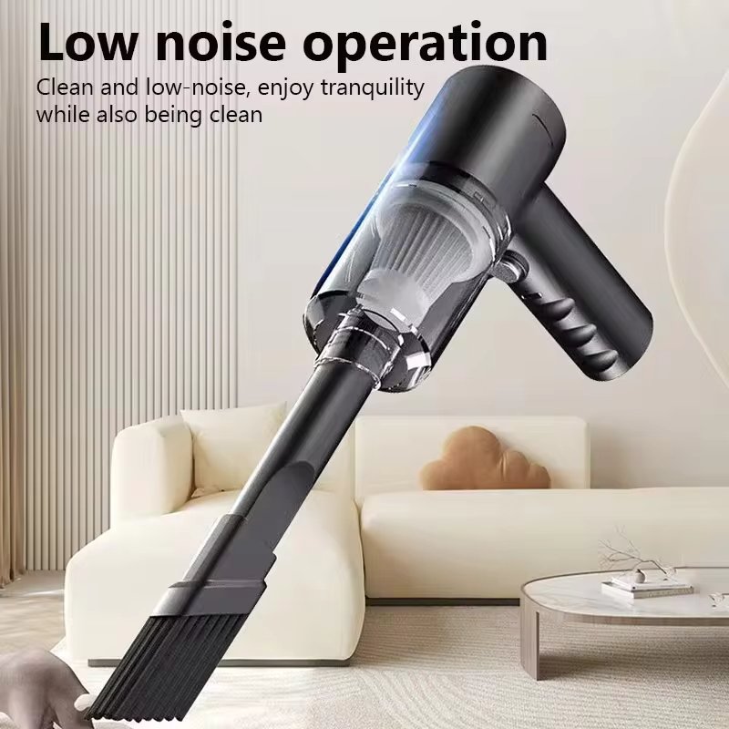 Household Vacuum Cleaner Small Car Wireless Charging Fully Automatic High Power Powerful Car Vacuum Cleaner Desktop Computer