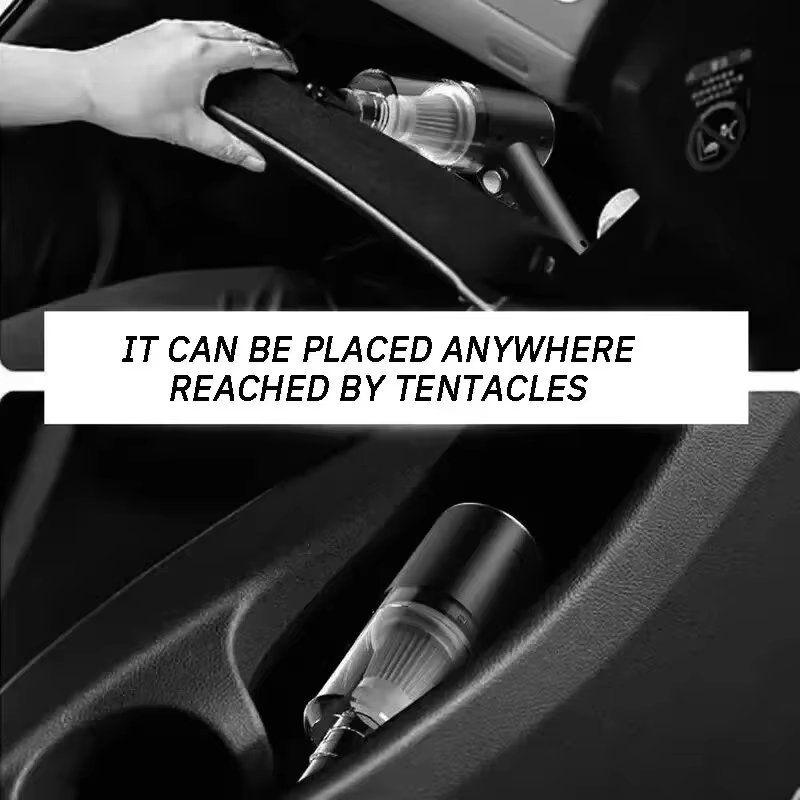 Household Vacuum Cleaner Small Car Wireless Charging Fully Automatic High Power Powerful Car Vacuum Cleaner Desktop Computer