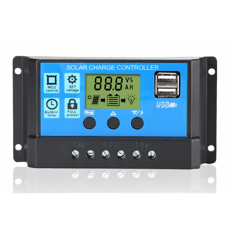 Willone 12V 24V Auto Battery Regulator 10a 20a 30a 40a 50a 60a Solar Energy System Power PWM Charge Controller