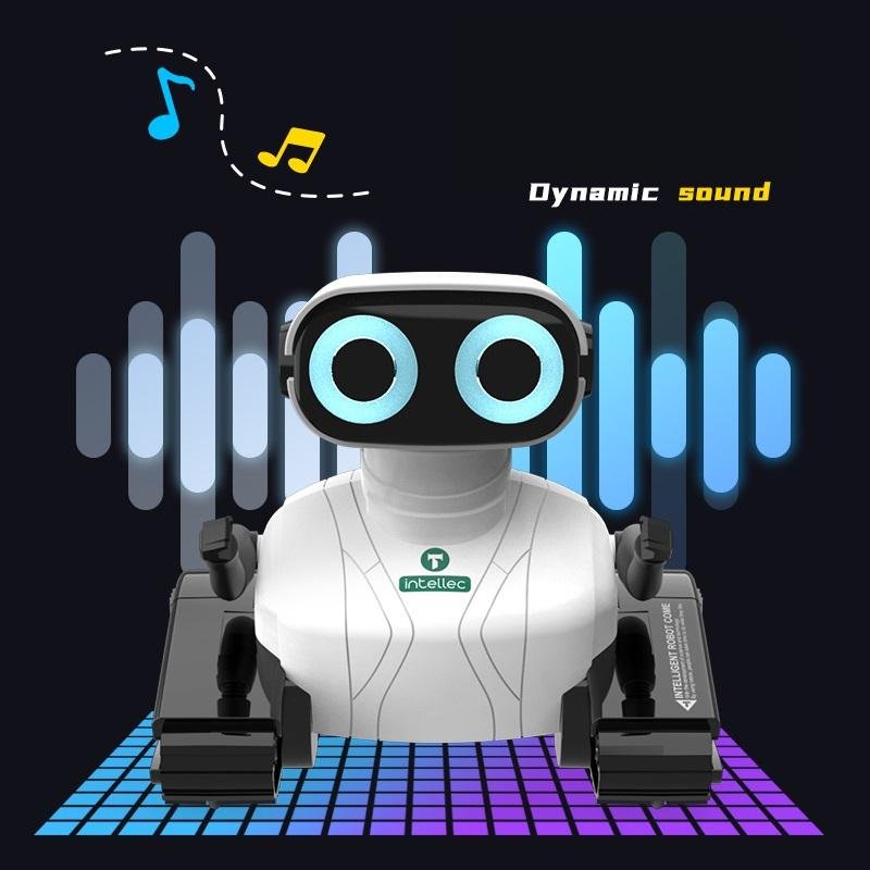 2024 New Arrival 2.4ghz Remote Control Toy Rc Intelligent Robot With Light and Sound Rotation Auto Demo Robot for Kids Education