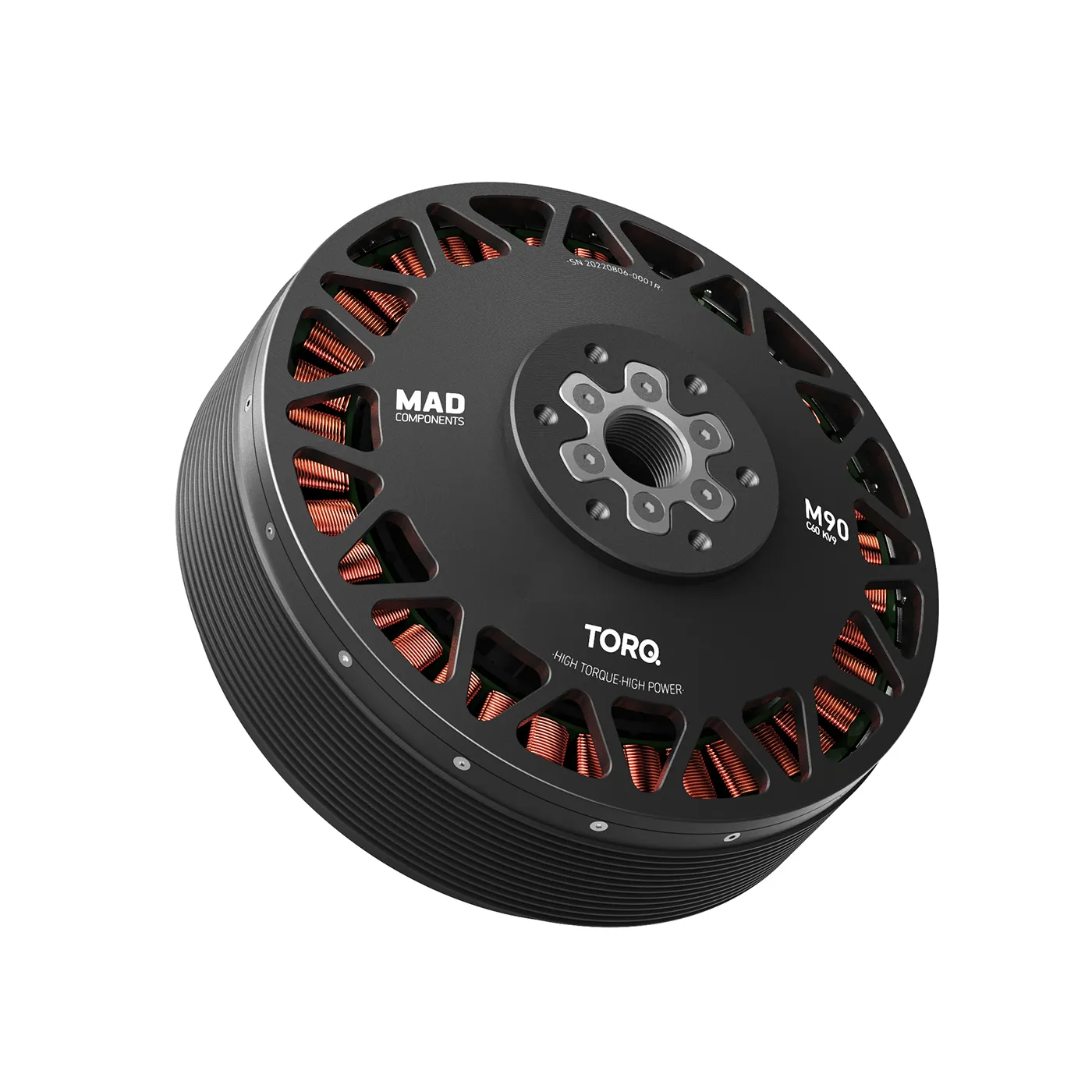 MAD M90C60 PRO EEE 45KW Output Brushless Motor for the Electric Manned Drone E-VTOL and Paratrike