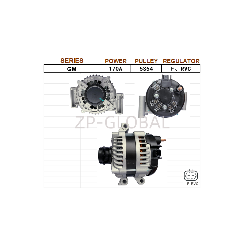 alternator car alternator 12v 1000 23272782 for Cadillac XTS/XT5/ATS (17 models)