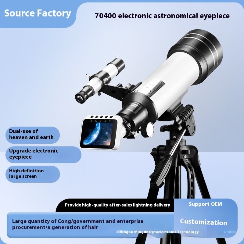 High-Definition Digital Monocular Astronomical Telescope with Night Vision Kids Gift for Boys and Girls Viewing