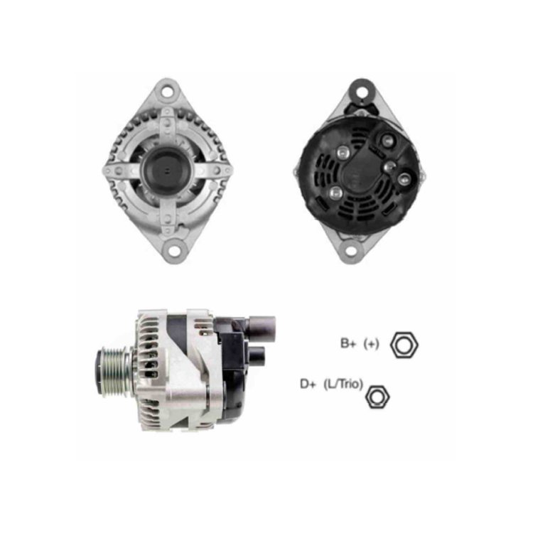 Car Generator 12V 150A VF6 CW for ALFA ROMEO Giulietta 1.6L 2010 OME 104210-1200 104211-8530 DAN1123 51808561 51943777