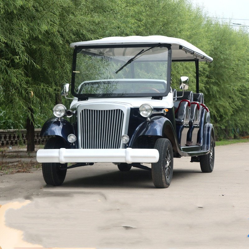 Wholesale 8-Person Luxury Electric Classic Tourist Car Ce Approved Sightseeing Bus with Free Shipping