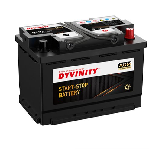 6-QTF-80 H7 80AH Capacity Agm Auto Battery Start Stop Car Batteries
