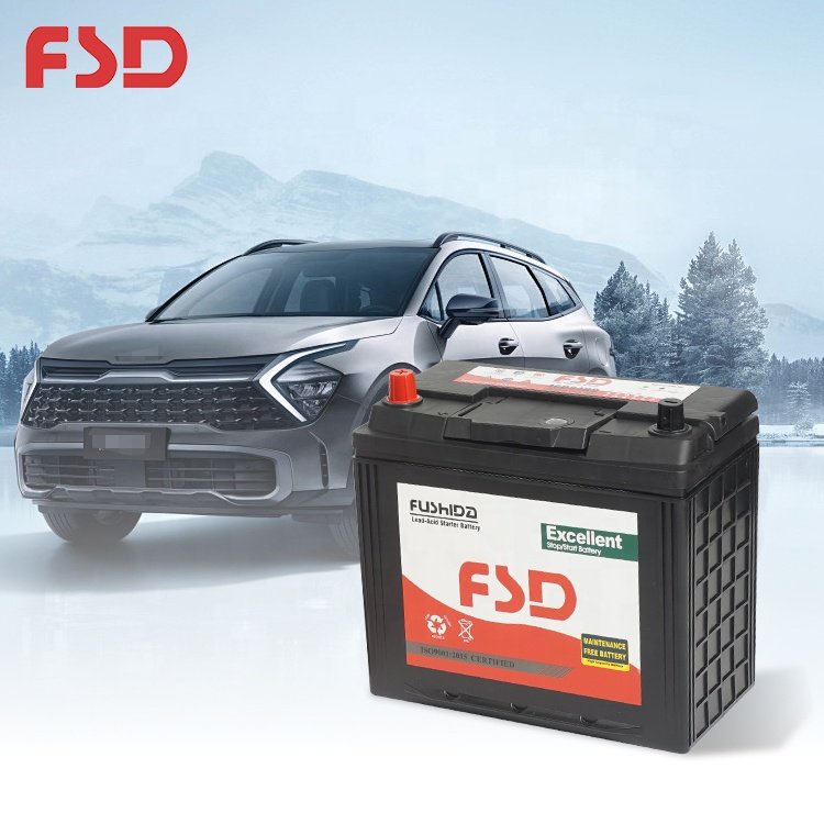 High CCA JIS Standard Lead Acid Auto Battery 12V 45Ah Charging Electric Vehicles Maintenance Free Car Battery
