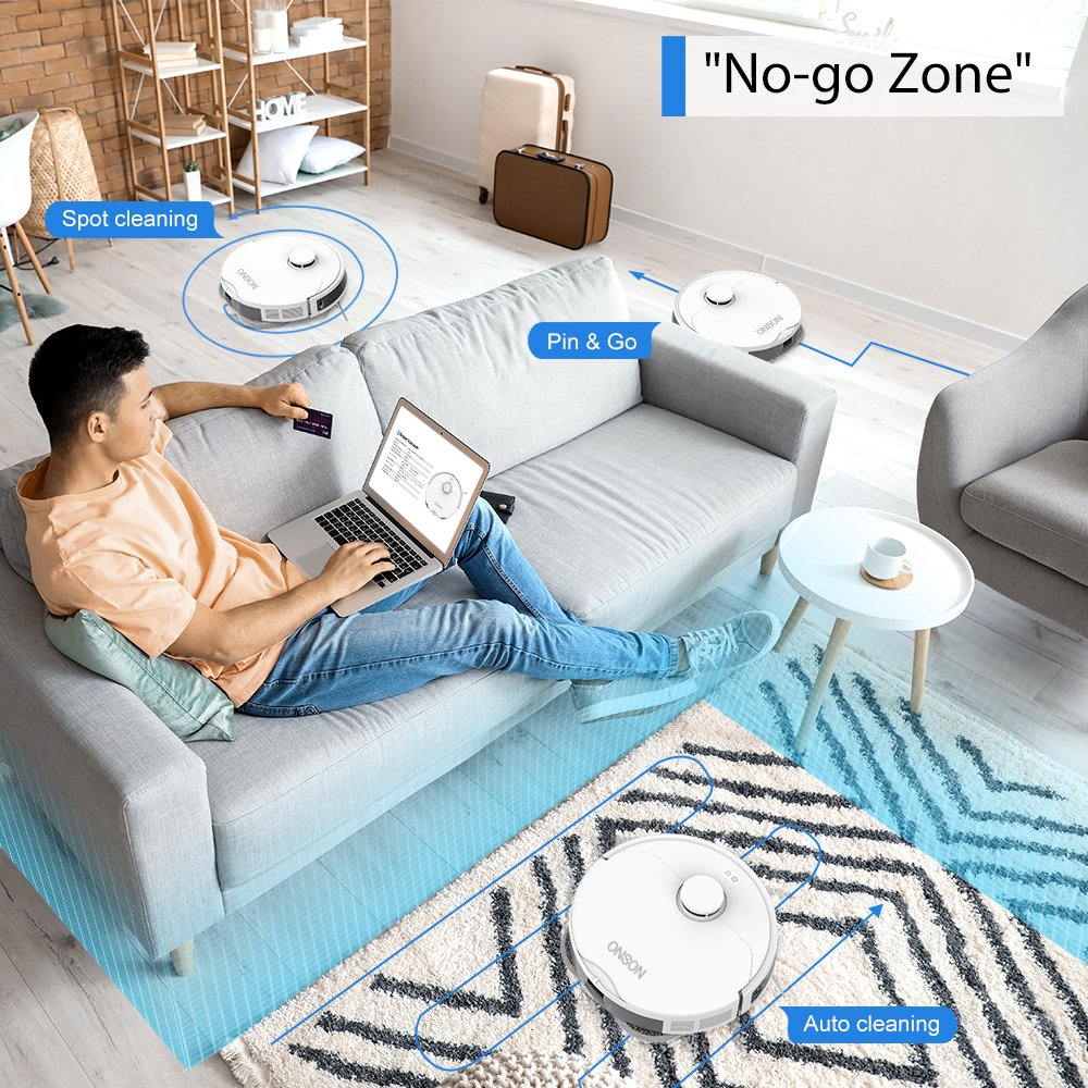 Lidar Smart Wet Dry Floor Mopping Sweeping Robot Vacuum Cleaner with Remote Control Automatic Dropship Household Use