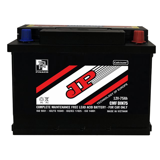 CMF DIN75 (12V - 75Ah) JP High-Quality Battery: 40Ah, 80Ah Lower Voltage Lithium Iron Battery Modules - Plug-and-Play Solutions