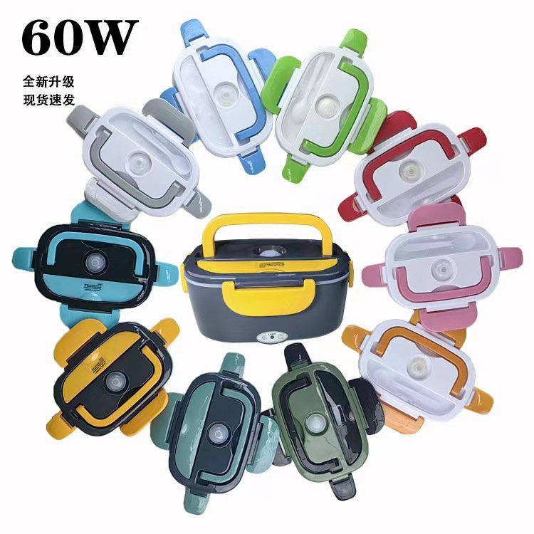 Electric Lunch Box Thermal Insulation Heating 2-in-1 Home Car Dual-use Stainless Steel Lunch Box Appliances Gifts