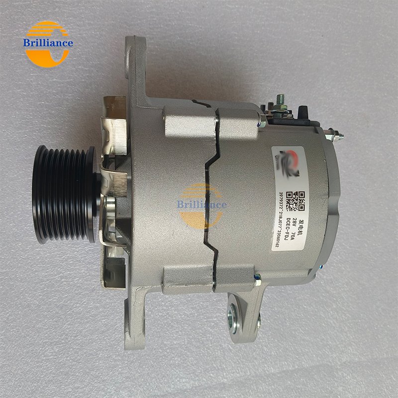 Diesel Engine Alternator for Cummins 6BT 6CT 6L Engine JFZ2710F 21BJ077 28V 70A 3979372 3972529 4939018 3415609