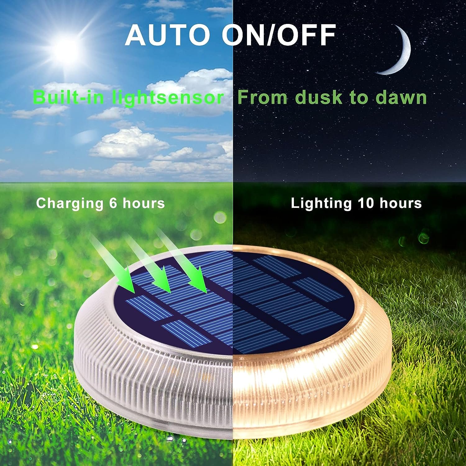 IP68 Waterproof Solar Wall Lights for Backyard Garden Garage Pathway Light LED Solar Fence Lights Hot Selling Outdoor