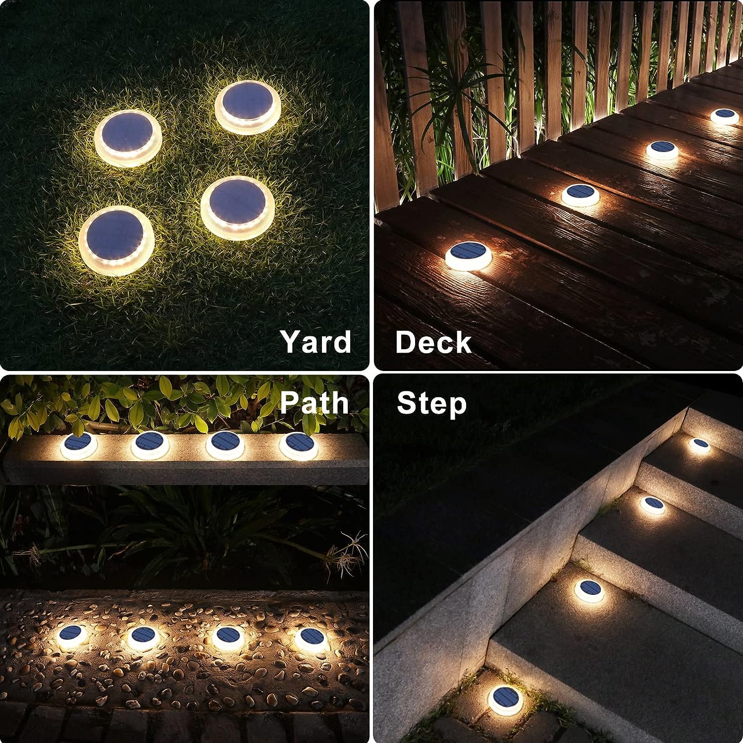 IP68 Waterproof Solar Wall Lights for Backyard Garden Garage Pathway Light LED Solar Fence Lights Hot Selling Outdoor