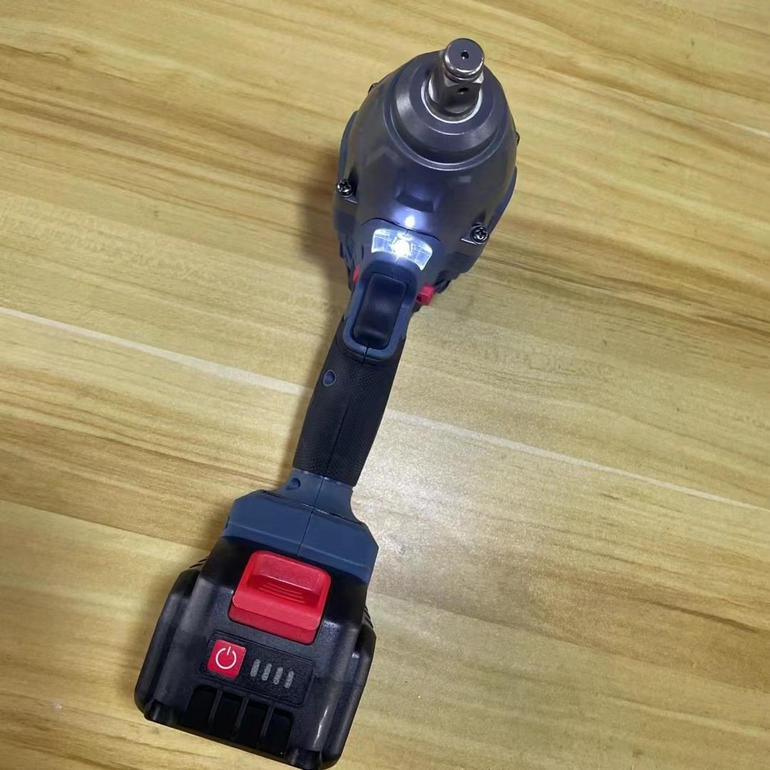 21V Electric Impact Wrench Heavy Duty High Torque Battery Operated Cordless Industrial Auto Repair Power Wrenches for DIY Use