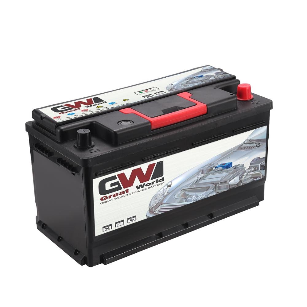 Car Battery Shopping Factory Price DIN100 MF Auto Battery for Trucks 100ah Capacity for New Car and Second Hand Cars